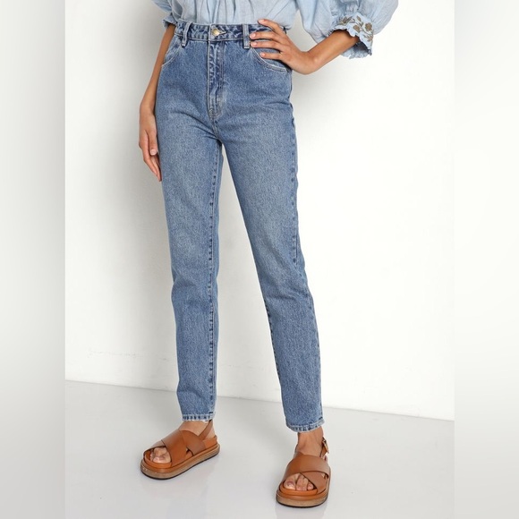 BNWT Rolla’s, Slim Straight, Dusters, Highrise Jeans. Premium Denim - Picture 1 of 5